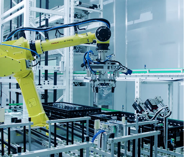 领先的自动化产线自主开发能力